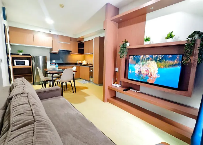 2012t2 Avida Towers It Park 1bedroom Unit Queen Bed Apartment *
